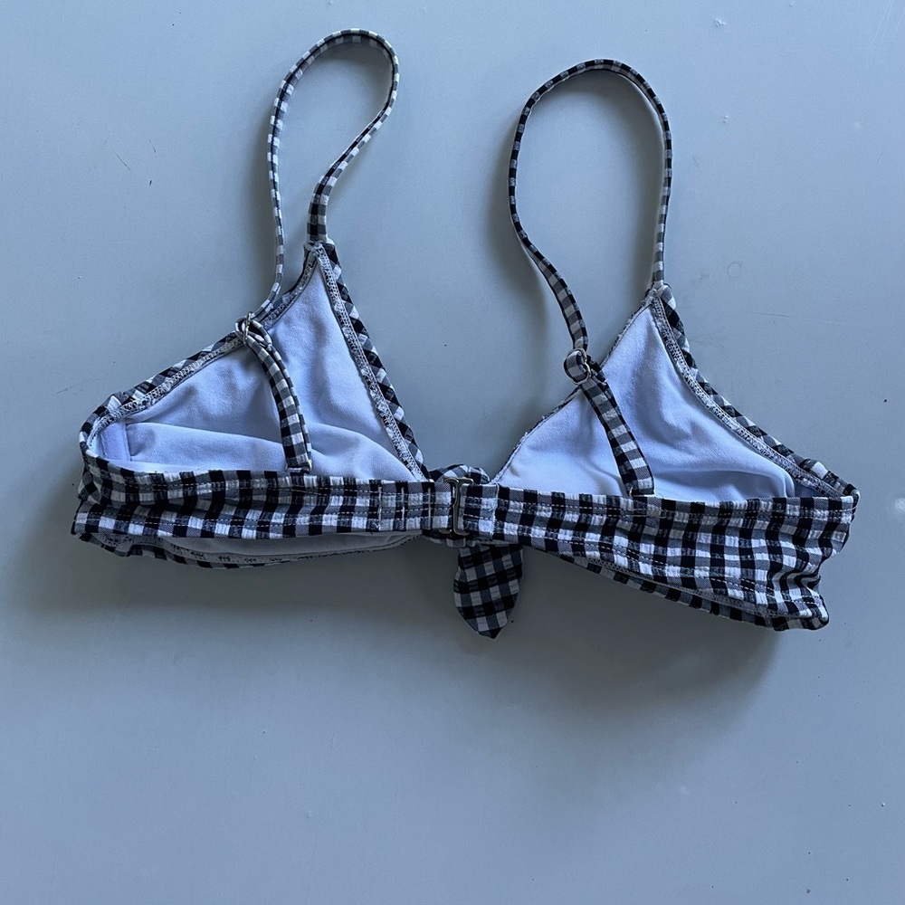 checkered bikini top - Picture 2 of 2